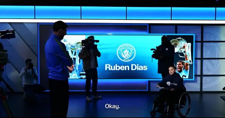 暖心，魯本-迪亞斯與9歲患病小球迷見面並邀請其到包廂看球