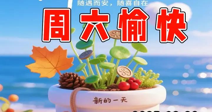 週六早安圖片|一聲問候輕輕送，冷暖變化多珍重