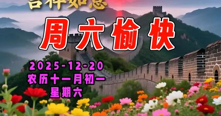 週六早安圖片|每日問安傳心意，你我平安福滿庭