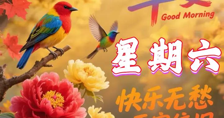 週六早安圖片|身體養好是自愛，心態調好是自在