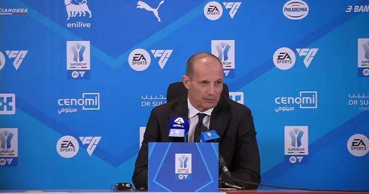 阿萊格里：我們還有一個更宏偉的目標，那就是聯賽前四