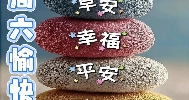 週六早安圖片|保持好情緒，快樂又如意；和睦生財氣，幸福又甜蜜