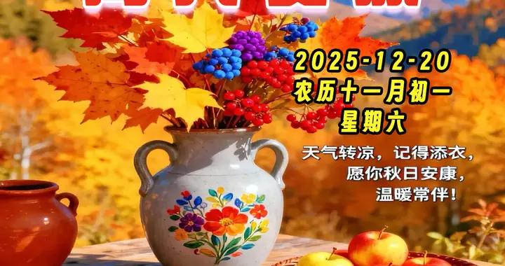 週六早安圖片|一年一歲，平安順遂，三餐四季，喜樂無虞