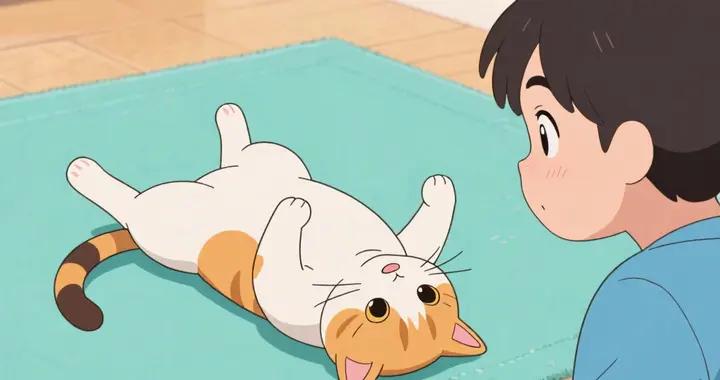 貓咪四腳朝天躺地，可不止是賣萌這麼簡單！