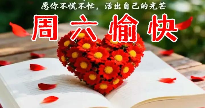 週六早安問候美圖|早吉祥，晚平安，幸福健康每一天