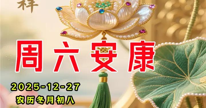 週六早安問候美圖|生活路上平平整整，健康路上舒舒坦坦