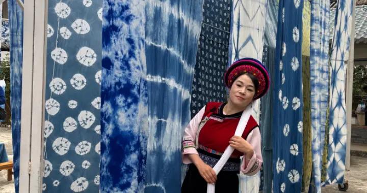 非遺變潮牌！周城村把扎染玩成“頂流”