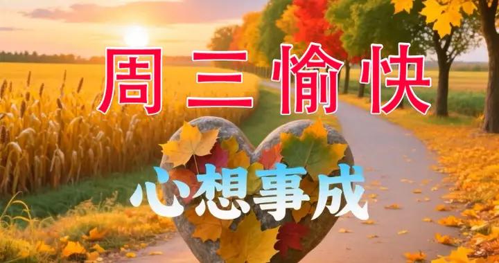 週三早安問候美圖|清晨太陽剛升起，微信甜甜祝福你