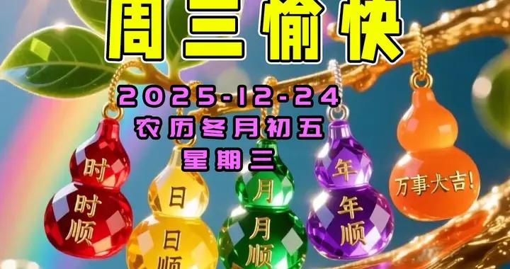 週三早安圖片|萬事大吉，事事順利，心想事成