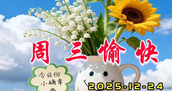 週三早安圖片|願你笑容燦爛，心懷善意