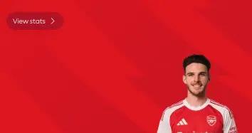 攻防俱佳，賴斯當選埃弗頓vs阿森納全場最佳球員