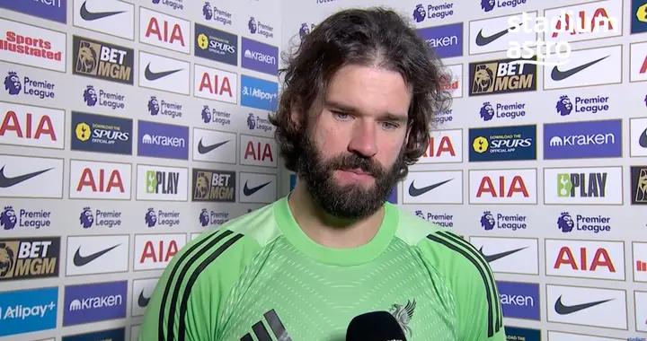 阿利松：在英超永遠不能覺得比賽會變輕鬆；希望伊薩克沒事