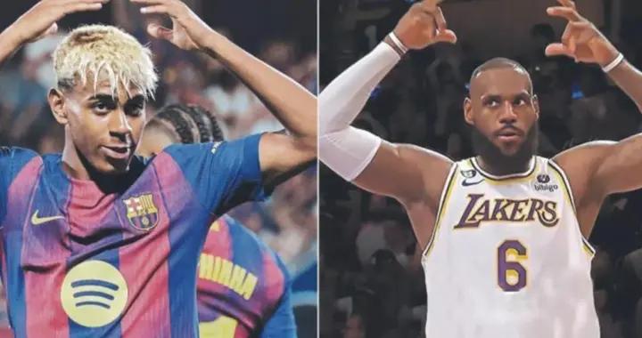 世體：亞馬爾與詹姆斯非常相似，他們都常被與“GOAT”作比較