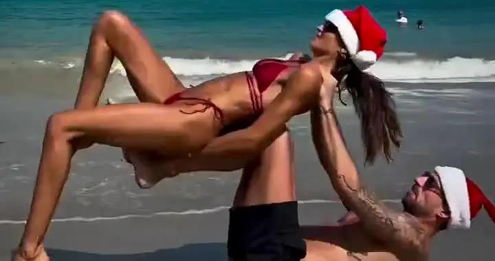 你給多少分？法鷹舊將特拉普和妻子高難度動作秀恩愛