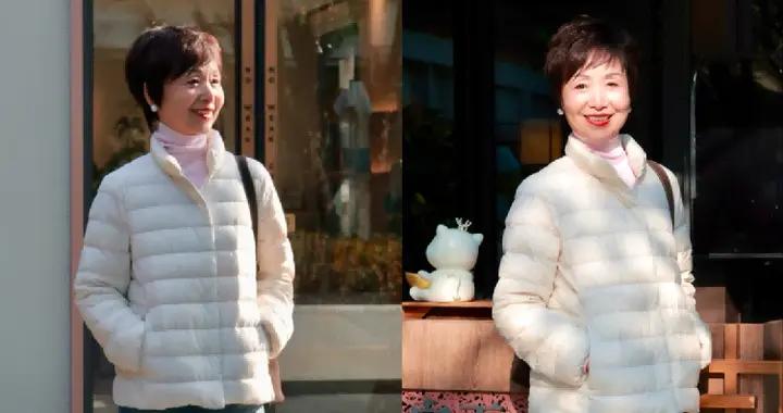 羽絨服+直筒褲+短靴=最適合中年女人的打扮！簡約好看關鍵顯瘦