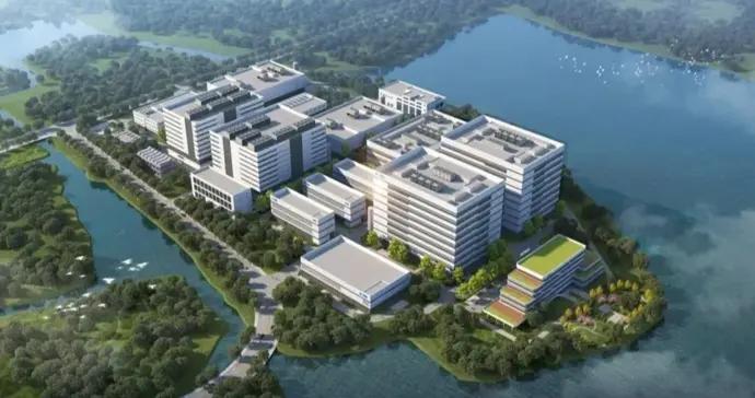 60億！汾湖智算中心一階段5號樓主體結構封頂