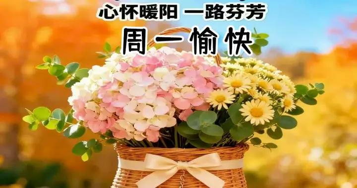 週一早安問候美圖|健康快樂笑開顏，天冷了多保重身體