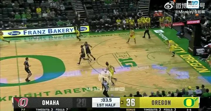 俄勒岡80-57擊敗對手，林葳15分鐘6中2得5分1板+半場超遠三分