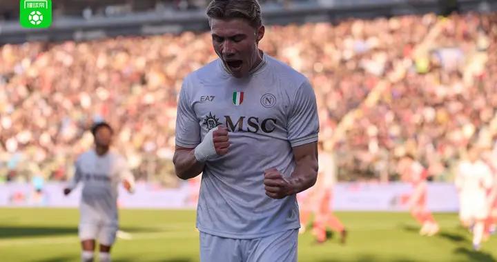 那不勒斯2-0克雷莫內塞，霍伊倫雙響