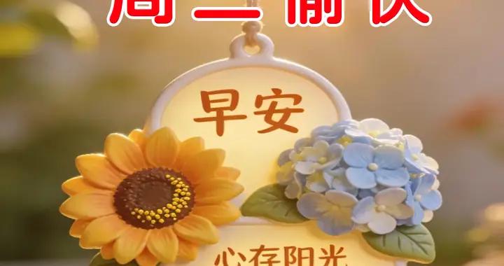 週二早安問候美圖|好運連連緊相隨，溫馨甜蜜伴晨昏