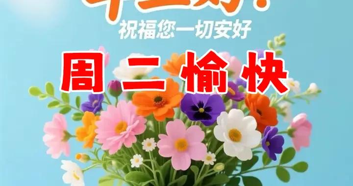 週二早安問候美圖|安康贈予心善人，牽掛捎給知心人